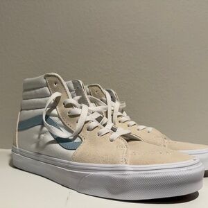 Vans White and Blue High-Tops